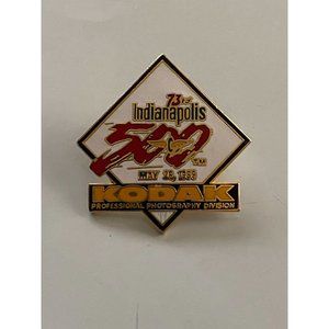 Indianapolis 500 1989 Kodak Button Pin 73rd Professional Photography Division